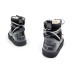 Женские короткие угги Ugg Chanel Lunar Black