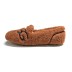 Женские мокасины UGG Hailey Fluff Loafer Brown