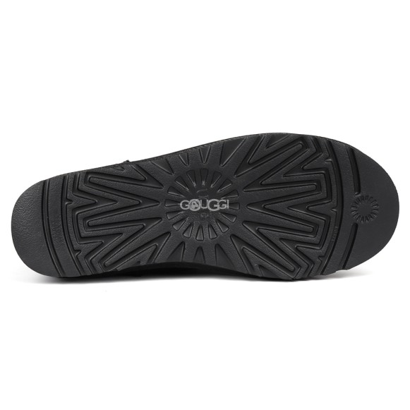 Мужские мини угги Men`s Ugg Classic Mini Deco Suede Boots Black Dressinn