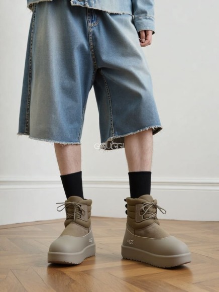 Мужские мини угги Ugg Men Lace-up Weather Dune