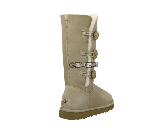 Женские угги с пуговицами Bailey Button Triplet Sand