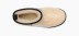 Женские прозрачные мини угги Classic Clear Mini Natural Black 