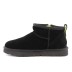 Мужские ультра мини угги Men`s Classic Ultra Mini Zip Black