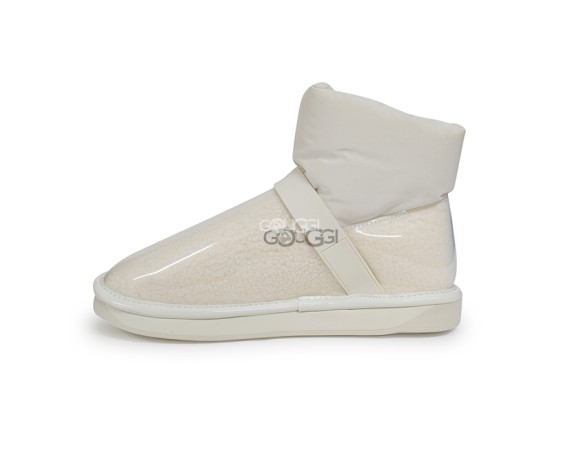 Женские прозрачные угги Clear Quilty Boots White