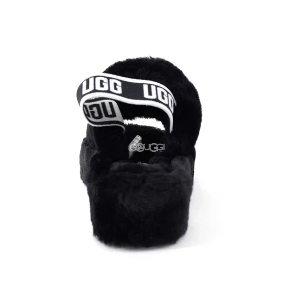 Женские сандалии Ugg Fluff Yeah Slide Black