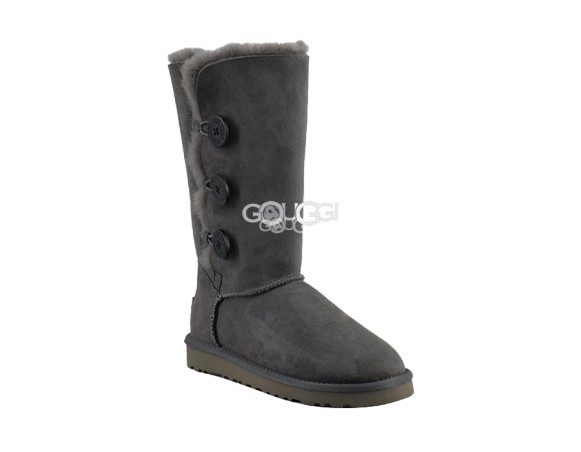 Женские угги с пуговицами Bailey Button Triplet Grey II
