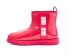 Детские прозрачные мини угги Kids Classic Clear Mini Hibiscus Pink