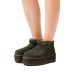 Женские ультра мини угги на платформе Ultra Mini Platform Boot - Forest Night