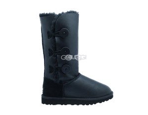 Bailey Button Triplet Metallic Black