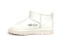 Женские кожаные ультра мини угги Ultra mini Leather White