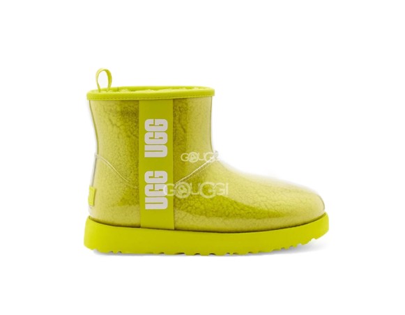 Детские прозрачные мини угги Kids Classic Clear Mini Sulfur