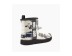 Женские прозрачные мини угги Classic Clear Mini Natural Marble - Black