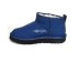 Женские кожаные ультра мини угги Ultra mini Leather Deep Navy