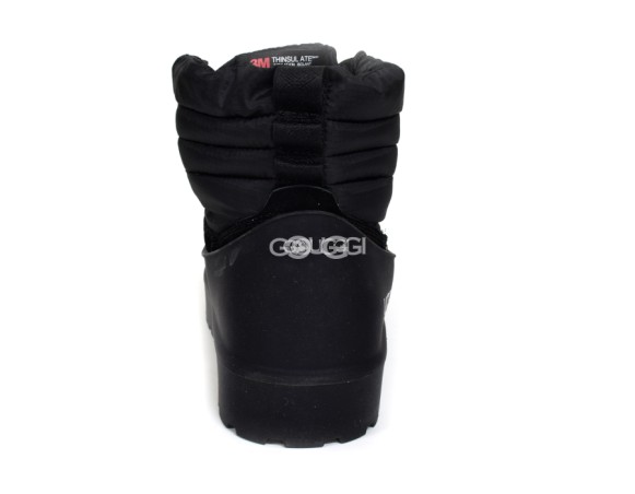 Женские мини угги Classic Mini Lace-Up Weather Black