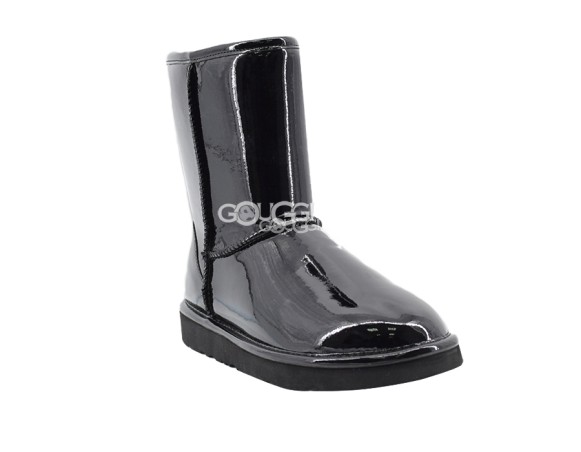 Женские угги Jimmy Choo Patent Black 