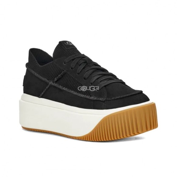 Женские кроссовки Ugg Ez Duzzit Lace Black