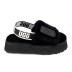 Женские тапочки Disco Slide Seashell Dark Black