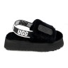 Disco Slide Seashell Dark Black