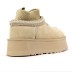 Женские угги на платформе Ugg Tazz Knit Mustard Seed