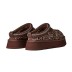 Женские слипоны на платформе Tazz Caspian Burnt Cedar