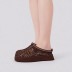 Женские слипоны на платформе Tazz Caspian Burnt Cedar