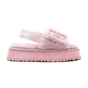 Disco Slide Seashell Dark Pink Cloud