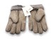 Меховые перчатки мужские Suede Capuccinno