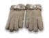 меховые перчатки мужские Suede Dark Sand