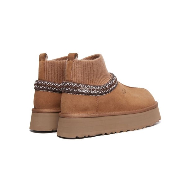 Женские слипоны Tazz Knit Chestnut