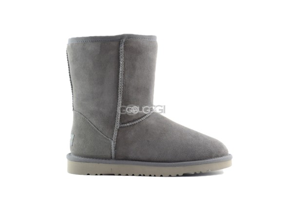Женские короткие угги Classic Short Grey II