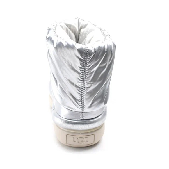 Женские короткие угги Ugg Classic Maxi Short Silver