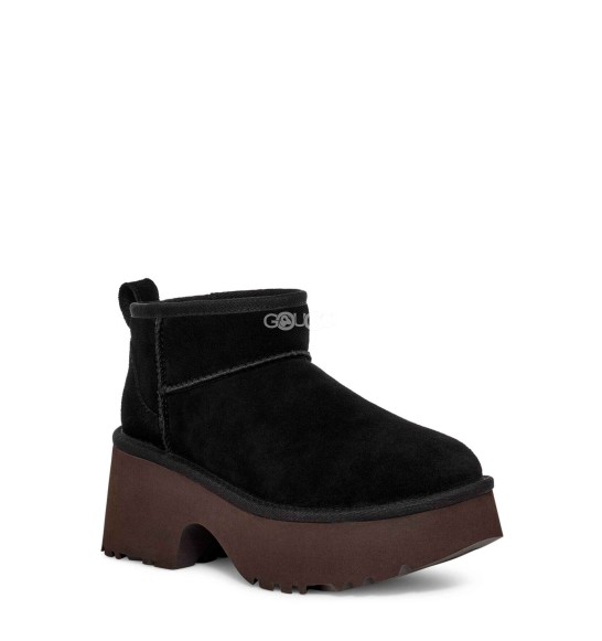 Женские ультра мини угги W Classic Ultra Mini New Heights Black