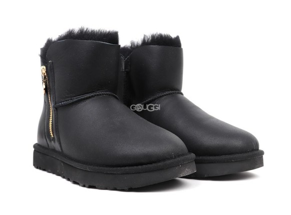 Женские угги на молнии Bailey Zip Mini Black