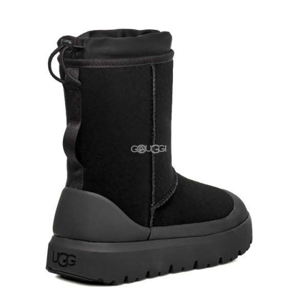 Женские короткие угги Classic Short Weather Hybrid - Black