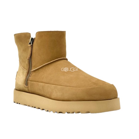 Женские угги на молнии Classic Zip Mini Suede Boot 